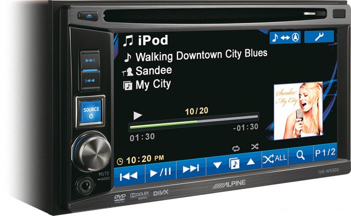 Магнитола Alpine IVE-W530E Магнитола Alpine IVE-W530E