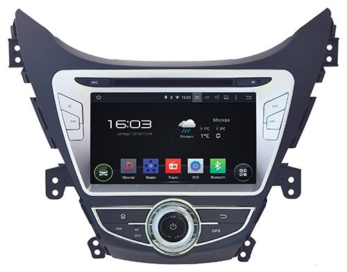 Hyundai Elantra 2013+ Магнитола INCAR AHR-2464 Hyundai Elantra 2013+ Магнитола INCAR AHR-2464