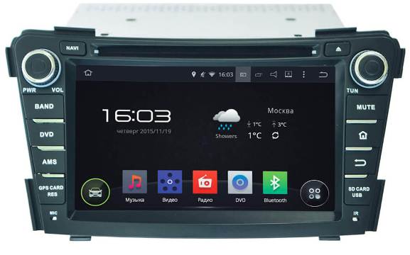 Hyundai i-40 Магнитола INCAR AHR-2484 Hyundai i-40 Магнитола INCAR AHR-2484