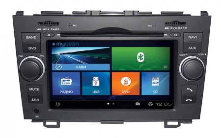Магнитола MyDean 2009 Honda CR-V (2006-2012) Магнитола MyDean 2009 Honda CR-V (2006-2012)