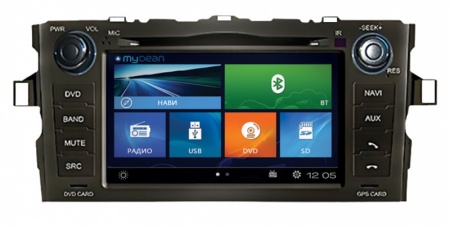 Магнитола MyDean 2028 Toyota Auris (2006-2012) Магнитола MyDean 2028 Toyota Auris (2006-2012)