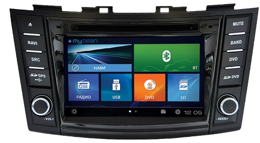 Магнитола MyDean 2179 Suzuki Swift (2011-) Магнитола MyDean 2179 Suzuki Swift (2011-)