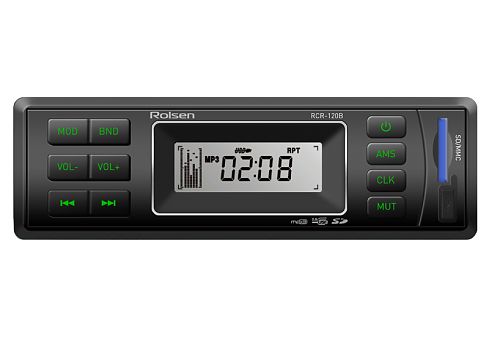 Магнитола Rolsen RCR-120 Магнитола Rolsen RCR-120