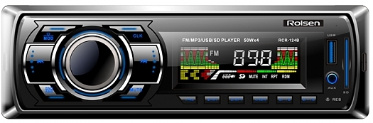 Магнитола Rolsen RCR-124 Магнитола Rolsen RCR-124
