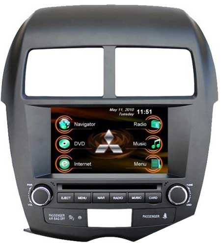 Штатная автомагнитола на Магнитола Trinity Mitsubishi Asx Штатная автомагнитола на Магнитола Trinity Mitsubishi Asx