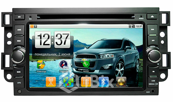 Магнитола iBix Chevrolet Captiva Магнитола iBix Chevrolet Captiva