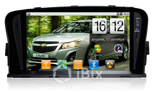Магнитола iBix Chevrolet Cruze - Магнитола iBix Chevrolet Cruze -