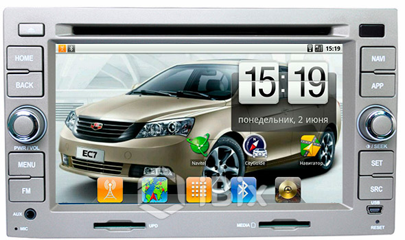 Магнитола iBix Geely Emgrand EC7 Магнитола iBix Geely Emgrand EC7