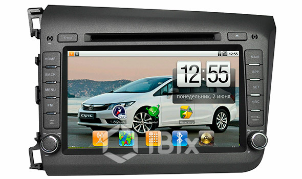 Магнитола iBix Honda Civic IX Магнитола iBix Honda Civic IX