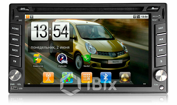 Магнитола iBix Nissan Note Магнитола iBix Nissan Note