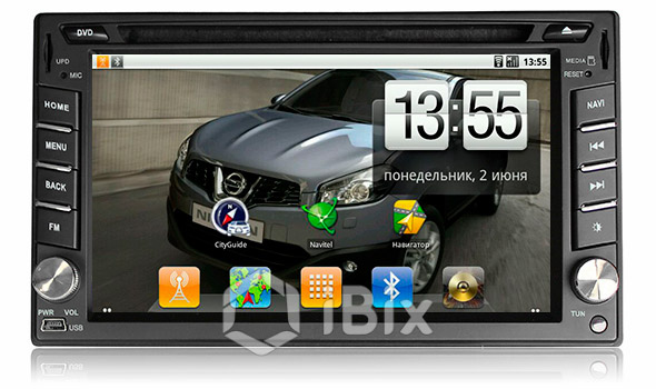 Магнитола iBix Nissan Qashqai Магнитола iBix Nissan Qashqai