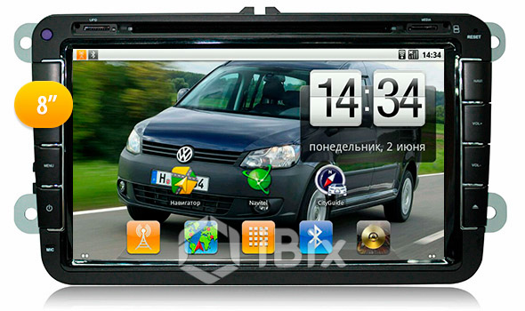 Магнитола iBix VW Caddy Магнитола iBix VW Caddy