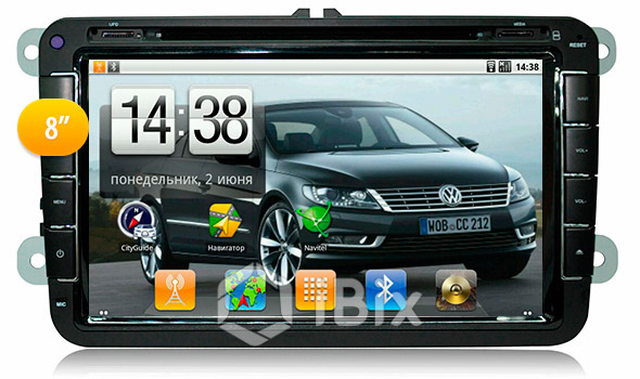 Магнитола iBix VW Passat CC Магнитола iBix VW Passat CC