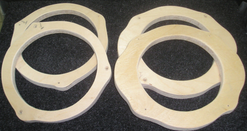 Подиум акустический Комплект установочных колец для динамиков Ford Focus II