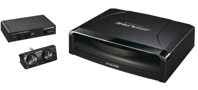Автомобильный сабвуфер Alpine SWE-1200 Автомобильный сабвуфер Alpine SWE-1200