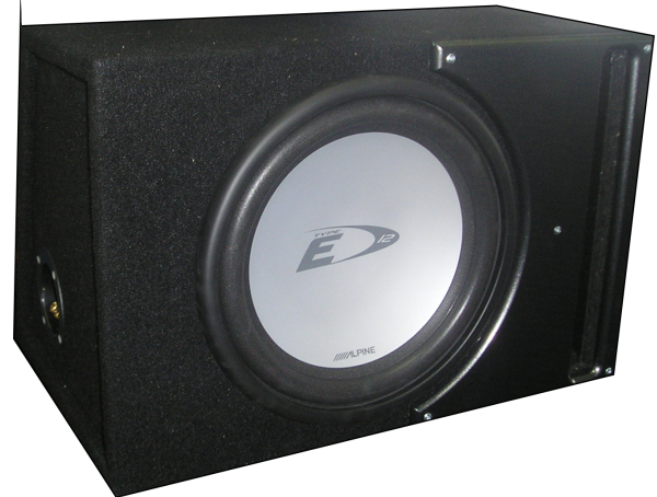 Автомобильный сабвуфер Alpine SWE-1243IB vented box Автомобильный сабвуфер Alpine SWE-1243IB vented box