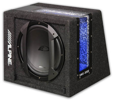 Автомобильный сабвуфер Alpine SWE-3200 Автомобильный сабвуфер Alpine SWE-3200