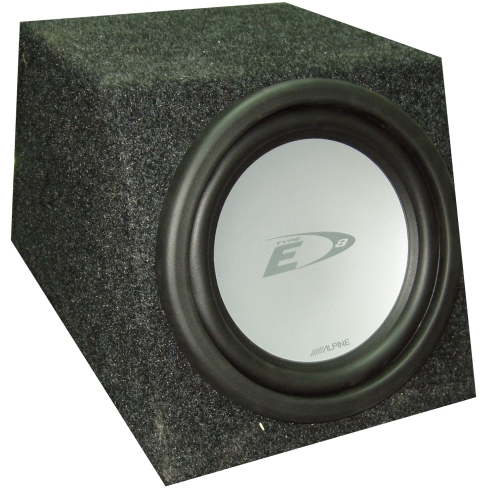 Автомобильный сабвуфер Alpine SWE-843E box Автомобильный сабвуфер Alpine SWE-843E box