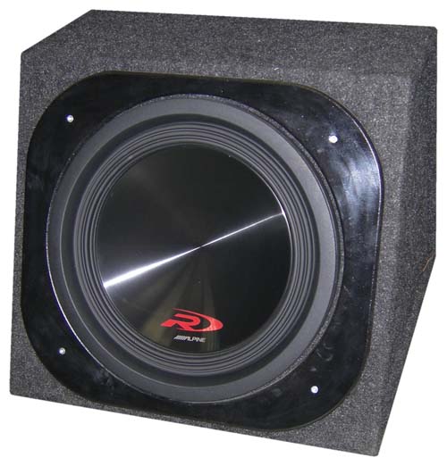 Автомобильный сабвуфер Alpine SWR-12D4 box Автомобильный сабвуфер Alpine SWR-12D4 box